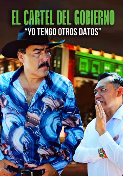 El cartel del gobierno "Yo tengo otros datos"