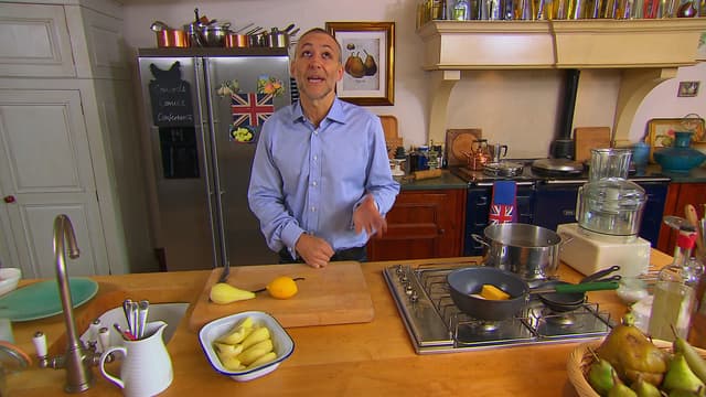 S02:E01 - Michel Roux Jr on Pears / Clarissa Dickson Wright on Garlic