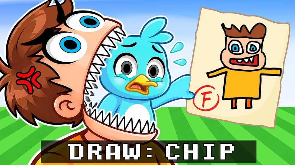 Watch Milo and Chip Gaming S04:E04 - Don't Draw Me Badly - Free TV ...