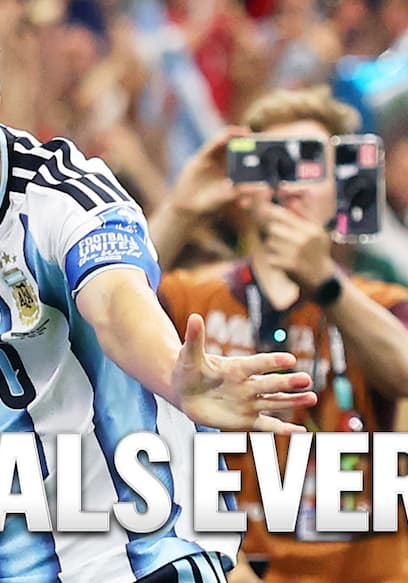 Messi Scores Again and Becomes All-Time FIFA World Cup™ Goalscoring Leader poster