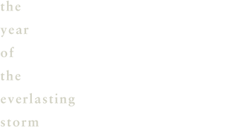 The Year of the Everlasting Storm