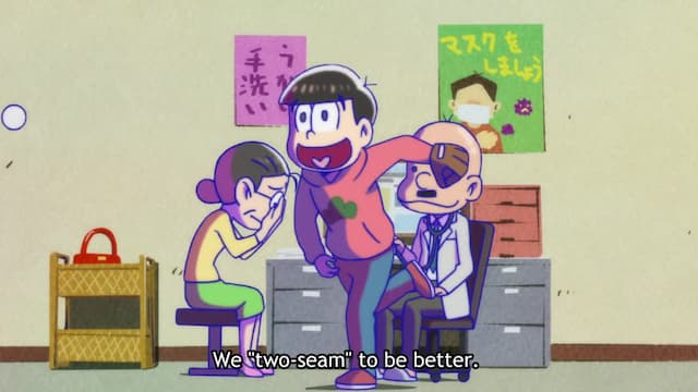 S01:E14 - We Caught a Cold / Todomatsu's Line / Choromatsu-Sensei