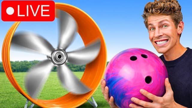 S03:E05 - Bowling Ball vs. Fan!