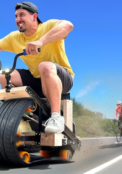 S02:E03 - I Built a MonoWheel Bike poster