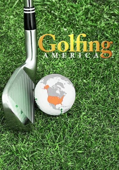 Golfing America poster