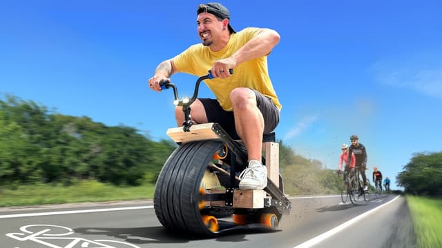 S02:E03 - I Built a MonoWheel Bike
