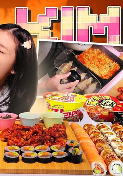 S01:E08 - Spicy Chicken Feast & Fire Ramen Mukbang ASMR poster