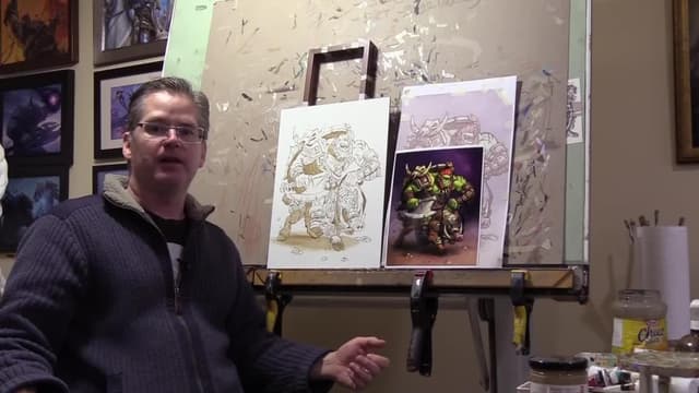 T01:C01 - S01:E01 - Epic Fantasy Painting in Oils (Pt. 1)