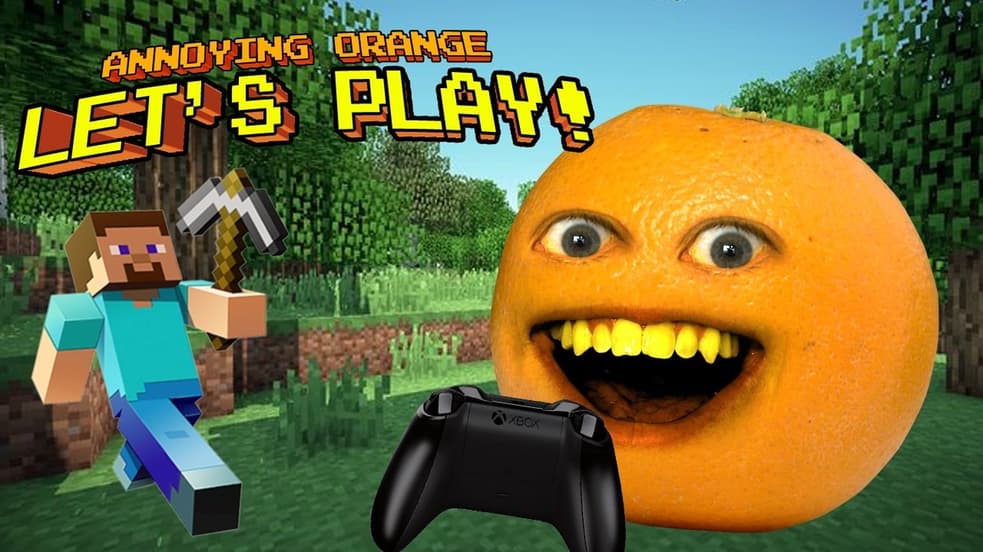 Watch Annoying Orange S04:E17 - Orange Plays Classic Minecraft - Free ...