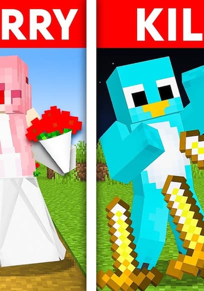 Póster de S01:E13 - Minecraft but DATE, MARRY, KILL!