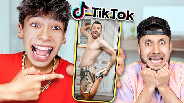 T04:C11 - S04:E11 - Reacting to Dad's Cringe TikToks