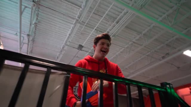 S02:E02 - Extreme NERF Hide and Seek in a Trampoline Park! / ULTIMATE 100 Layers of Rainbow Duct Tape Challenge!