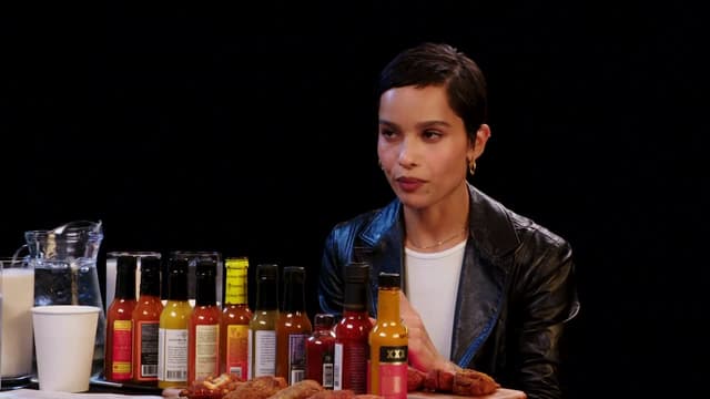 S11:E02 - Zoë Kravitz Gets Trippy While Eating Spicy Wings