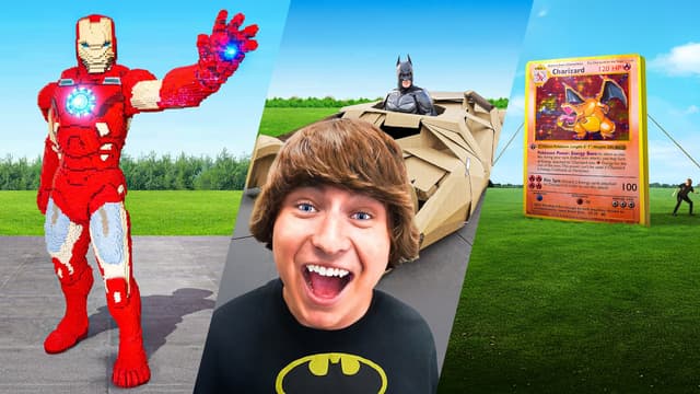S02:E06 - Epic Geek Builds: Lego Iron Man - Cardboard Batmobile - Giant Pokemon Cards