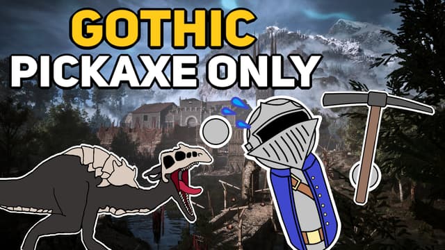 S01:E11 - Can You Beat Gothic 1 (Remake) With Only a Pickaxe?