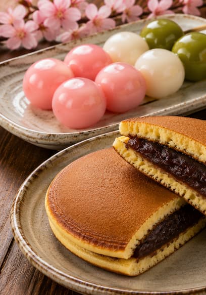 S01:E05 - Japanese Sweets Recipes: Dorayaki, Dango & Castella poster