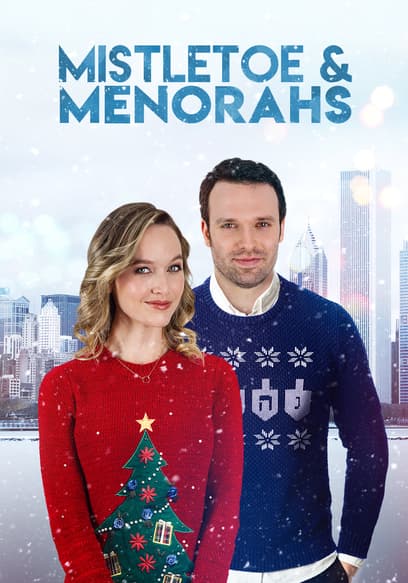 Mistletoe & Menorahs poster