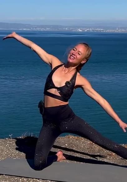 S01:E03 - 58 Min Equipment Free Yoga Sculpt Workout poster
