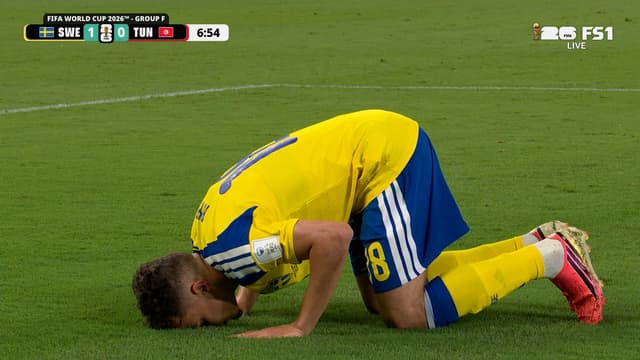 S2026:E32 - Yasin Ayari puts Sweden ahead with stunner from outside the box vs. Tunisia