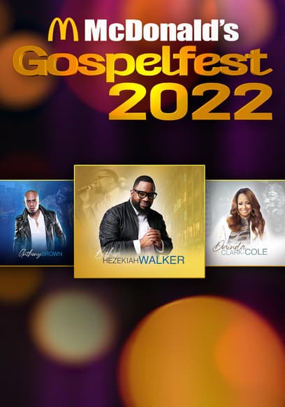 McDonald’s Gospelfest 2022 Lifetime Achievement Award in Honor of Hezekiah Walker