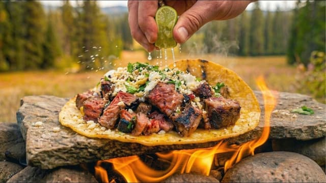 S01:E13 - Tomahawk Steak Tacos Seared