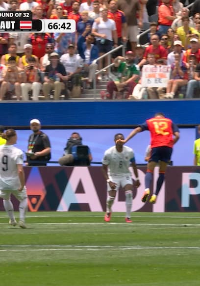 Pedro Porro Scores Header Extending Spain’s Lead vs. Austria poster