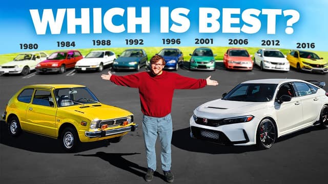 S01:E01 - I Drove EVERY Honda Civic