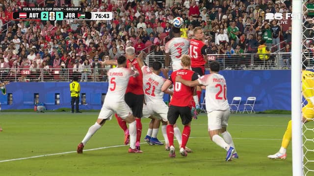 S2026:E58 - Austria takes lead by Jordan own goal