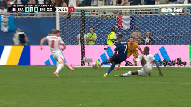 S2026:E311 - France's Ousmane Dembélé scores goal to trim deficit against England