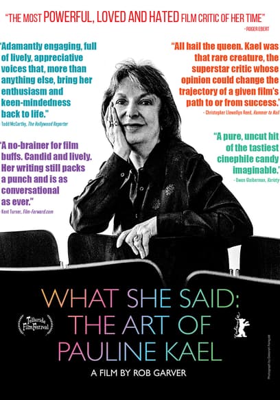 What She Said: The Art of Pauline Kael