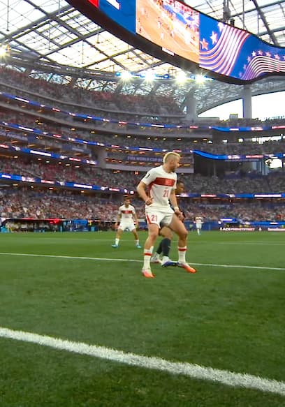 Türkiye's Barış Alper Yılmaz Scores After Slight Deflection Against United States poster