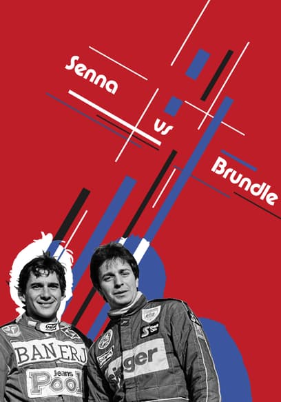 Senna vs Brundle poster