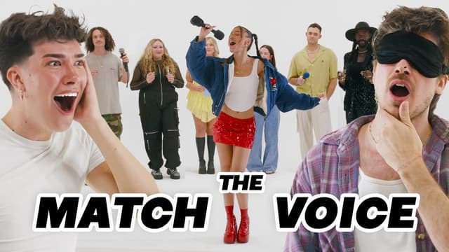 S01:E09 - Blind Match Voice to Singer W/ James Charles