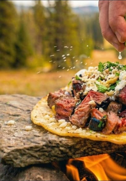 S01:E13 - Tomahawk Steak Tacos Seared poster