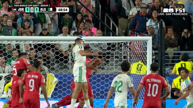 S2026:E128 - Nadhir Benbouali scores to bring Algeria level with Jordan