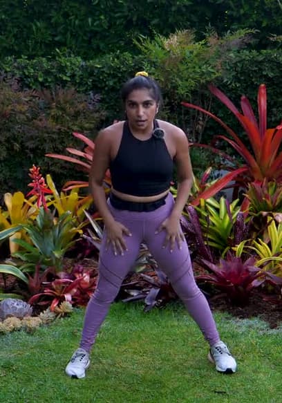 S01:E10 - 50 Min Cardio Kickboxing Workout With Optional Weights poster