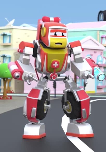 S01:E10 - ¡Ayuda! ¡Robot ambulancia les da a todos una poción para dormir! - Batalla épica de Transformer poster