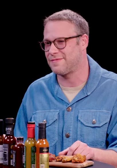 Watch Hot Ones S17:E01 - Seth Rogen Scorches His Tongue While Eating ...