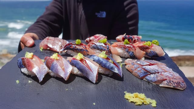 S01:E04 - Kayak Fishing for Squid and Mackerel: Sushi Fresh From the Sea