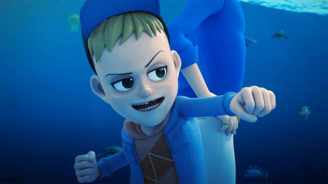 S01:E09 - Giant Shark Attack! / Find the New Tobot!