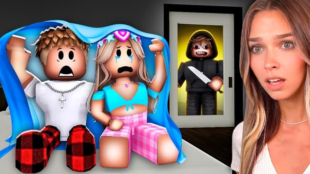 S01:E14 - A STALKER CAME to OUR SLEEPOVER in Brookhaven