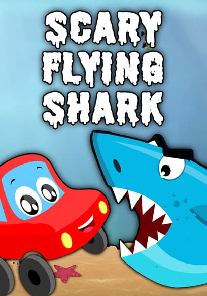 Little Red Car: Scary Flying Shark - Halloween Songs