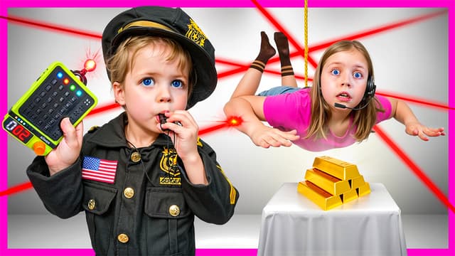 S01:E05 - Kin Tin and Roro Sneak Into a Vault for the Ultimate Treasure! Secret Spy Mission!