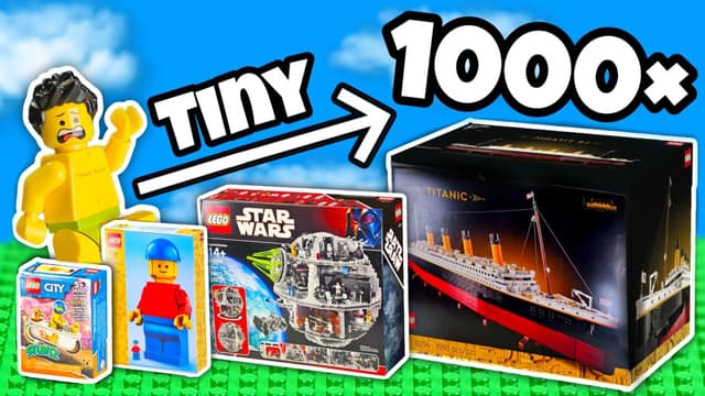 S01:E01 - I Made a LEGO Set Bigger Every Day for a Month