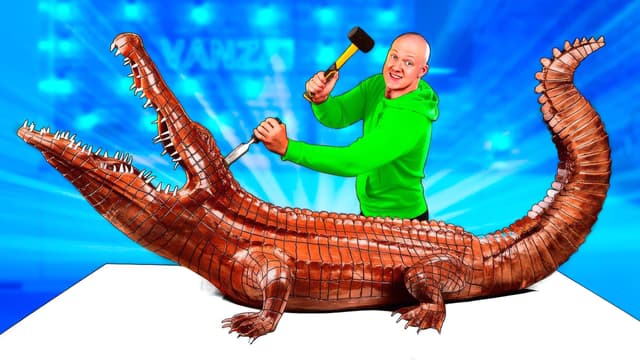 S01:E05 - Real Sized Chocolate Crocodile