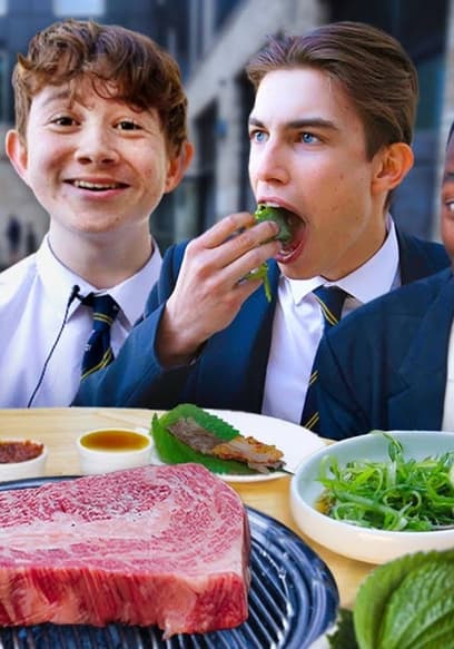 S01:E12 - British Highschoolers Try Luxury Korean Beef BBQ for the First Time!! poster