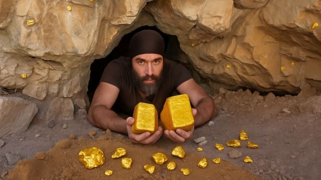 S01:E10 - I Found a Gold Mine and Melted the Gold Using Primitive Methods