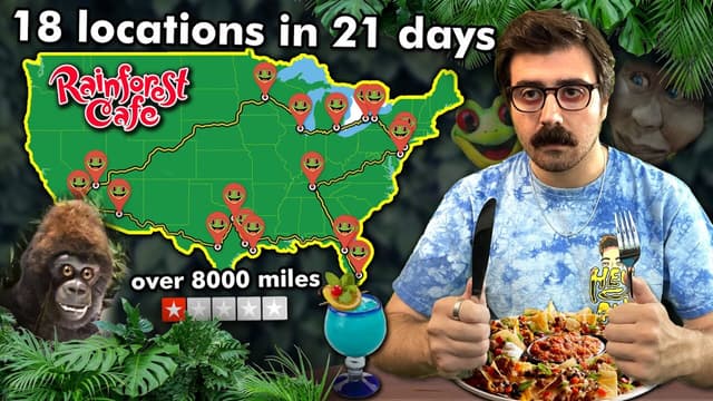 S01:E08 - I Ate at Every Rainforest Cafe in the Country