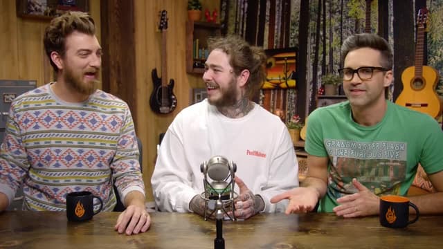 S06:E11 - Rhett & Link Hiccup Uncontrollably While Eating Spicy Wings