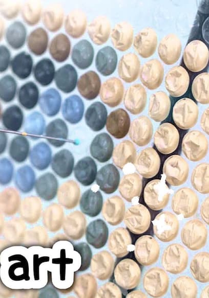S01:E08 - Finishing 5000 Bubble Pop Paint Art poster
